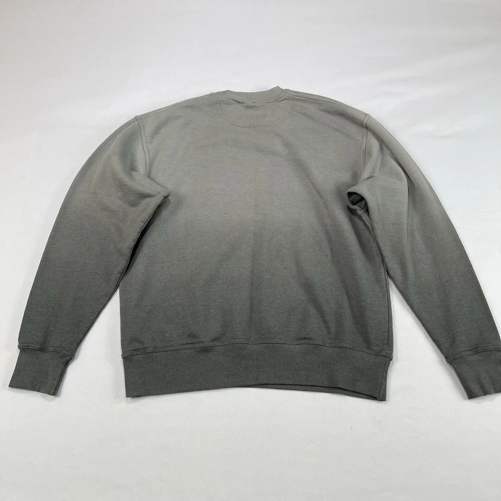Champion Sweatshirt Dip Dye Men's Large Fleece Crew Neck Long Sleeve Pullover - Picture 12 of 14
